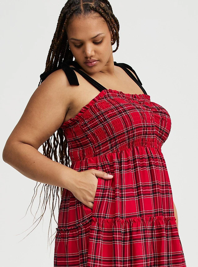 torrid black and red dress The Lillit Adjustable High Low Dress. – Wholesalenext main image 0