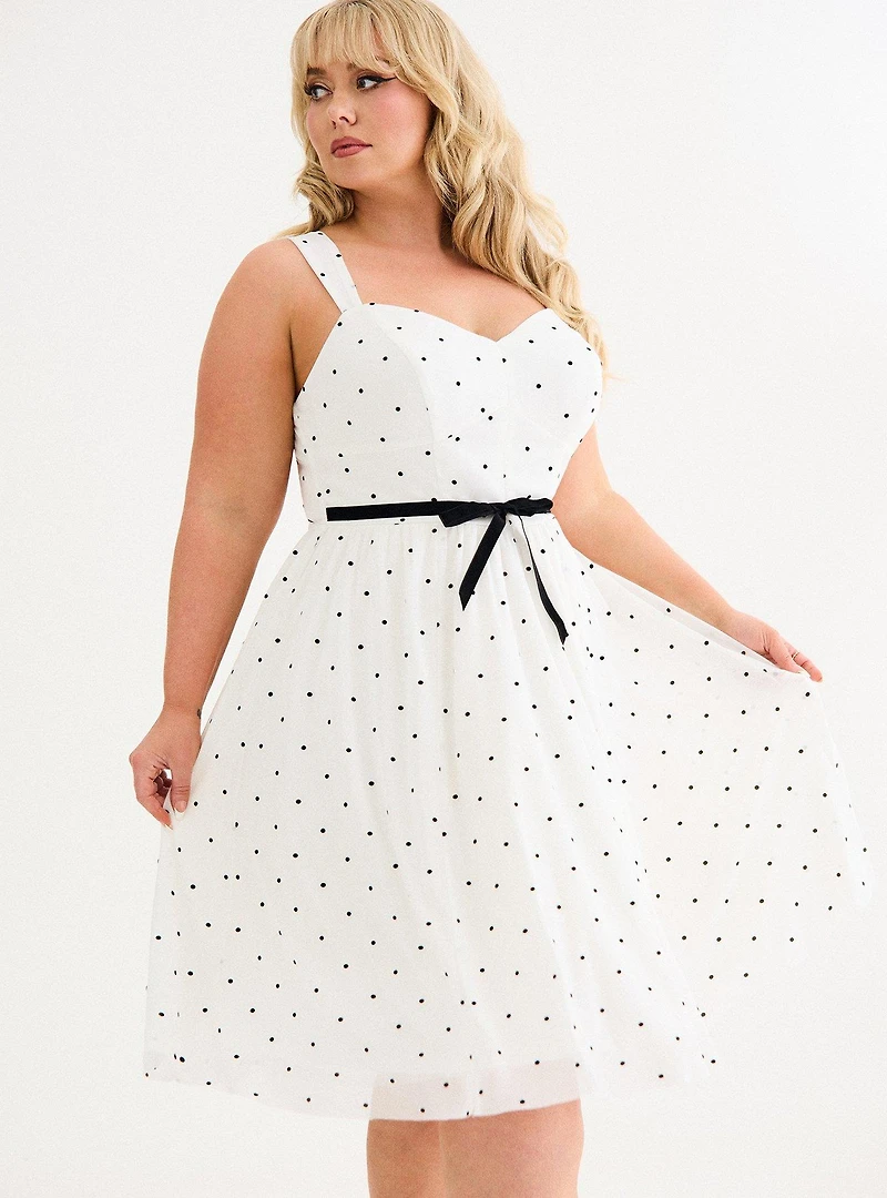 Retro Chic Fit & Flare Dress
