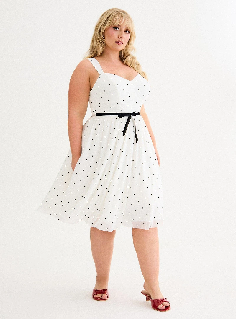 Retro Chic Fit & Flare Dress