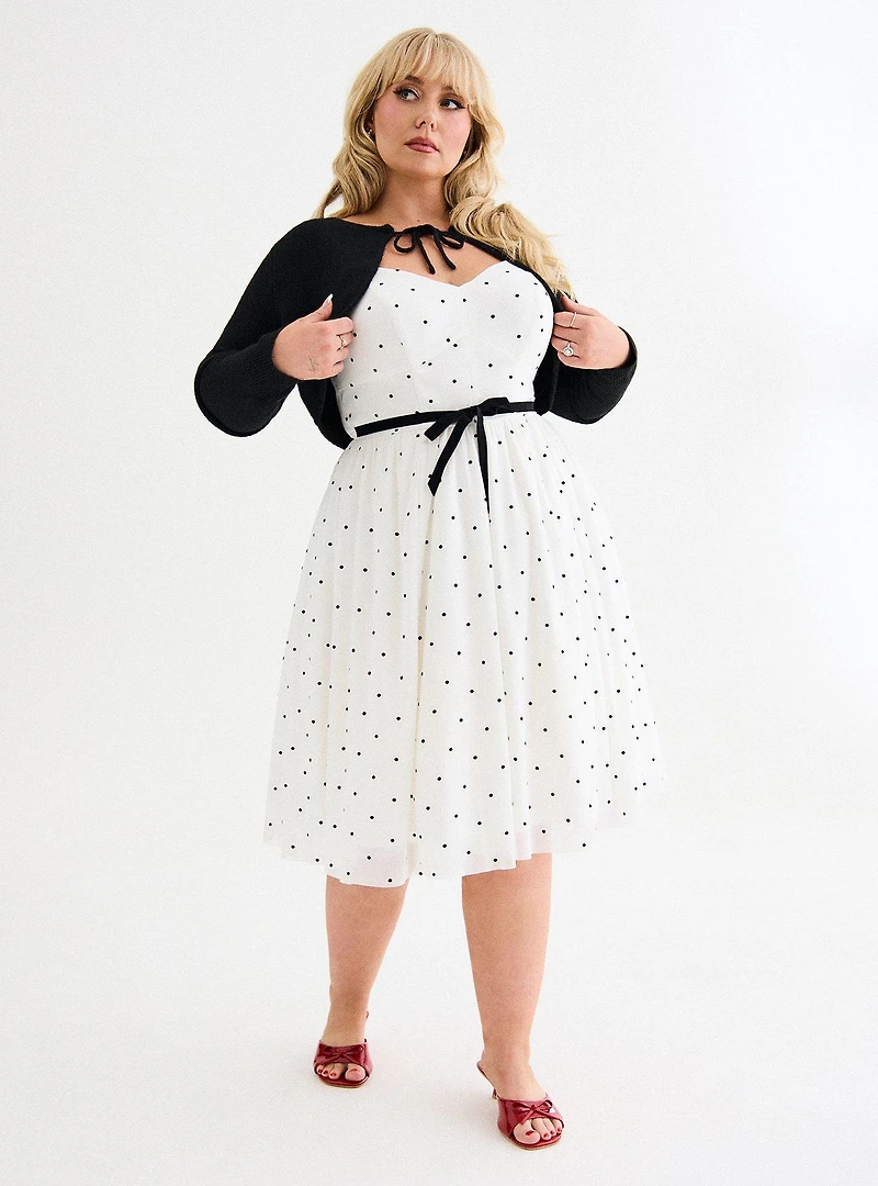Retro Chic Fit & Flare Dress