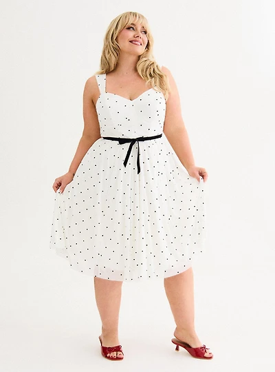 Retro Chic Fit & Flare Dress