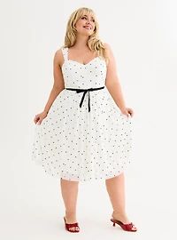Retro Chic Fit & Flare Dress
