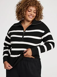 Luxe Cozy Half-Zip Pullover Sweater