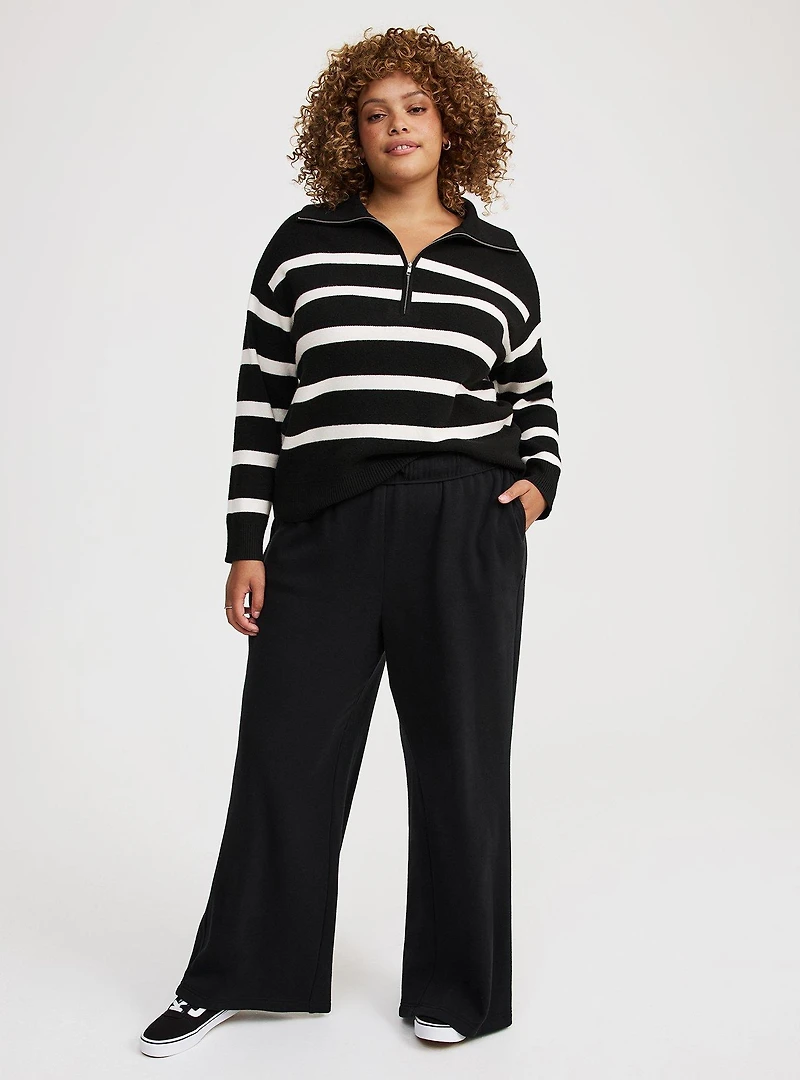 Luxe Cozy Half-Zip Pullover Sweater