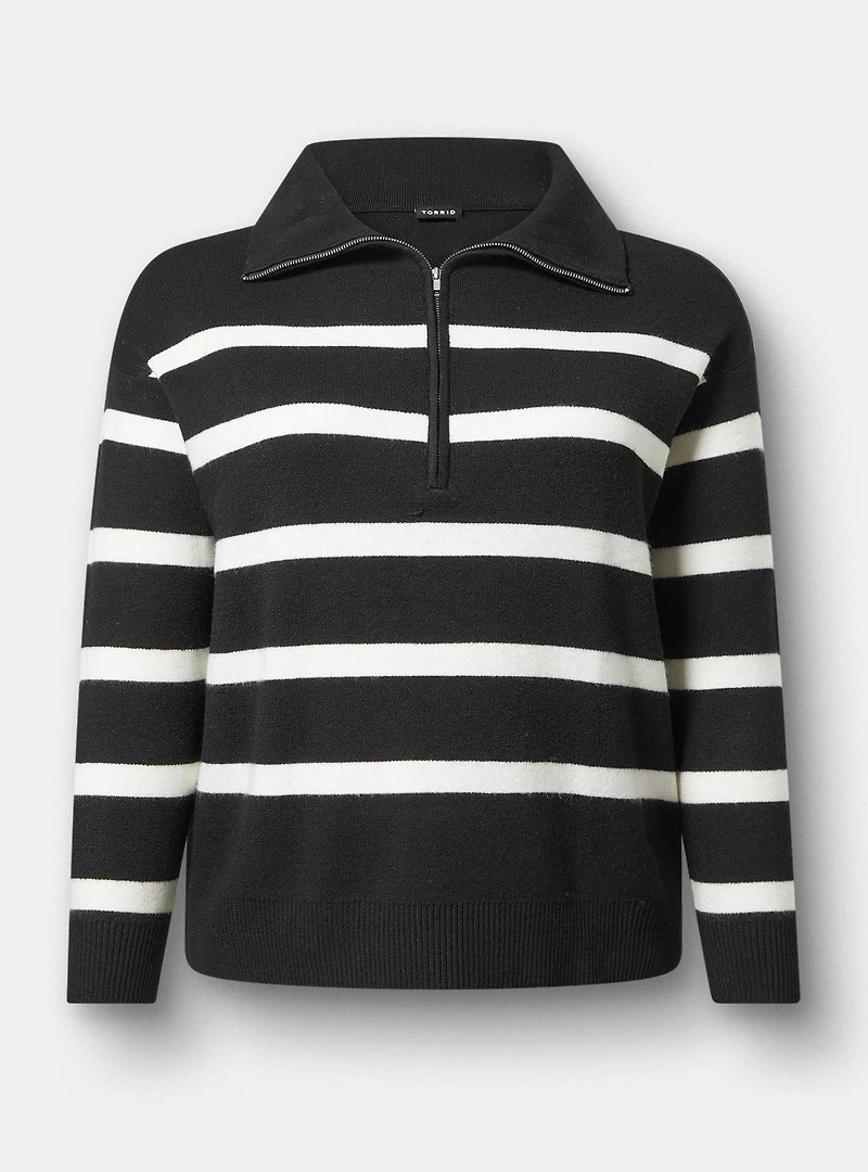 Luxe Cozy Half-Zip Pullover Sweater