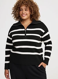 Luxe Cozy Half-Zip Pullover Sweater
