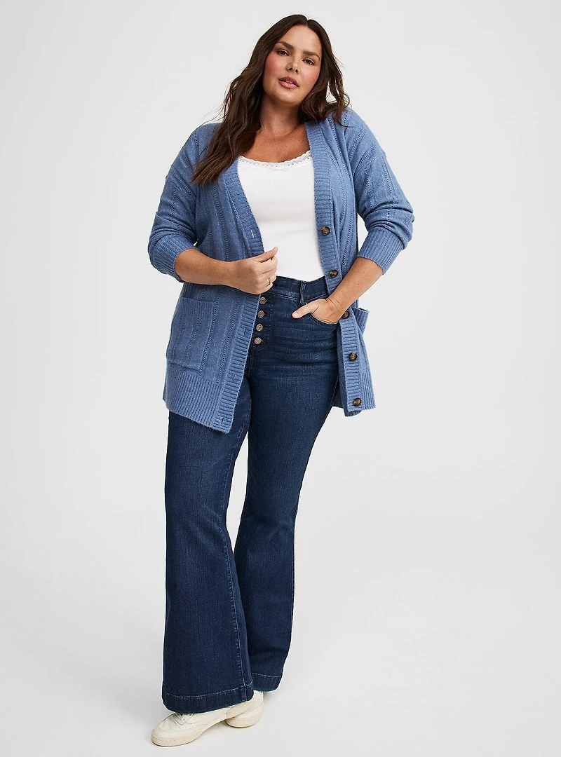Boyfriend Cardigan V-Neck Sweater
