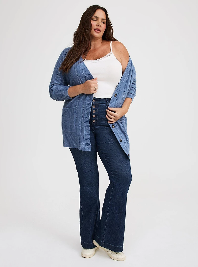Boyfriend Cardigan V-Neck Sweater