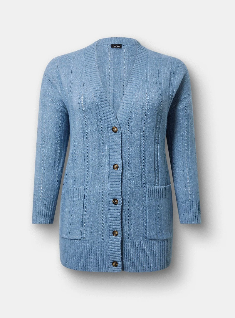 Boyfriend Cardigan V-Neck Sweater