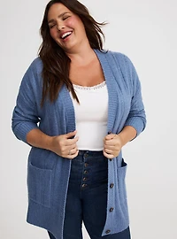 Boyfriend Cardigan V-Neck Sweater