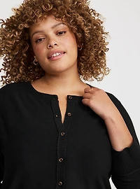 Luxe Cozy Crew Cardigan