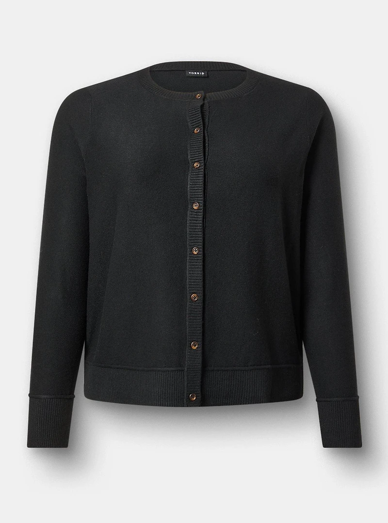 Luxe Cozy Crew Cardigan