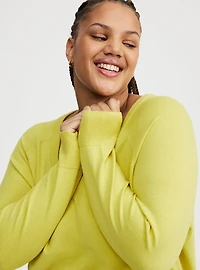 V-Neck Raglan Sweater