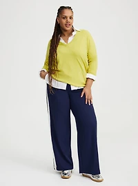 V-Neck Raglan Sweater