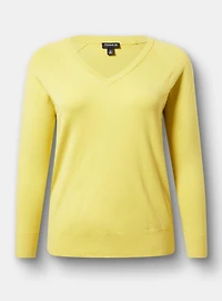 V-Neck Raglan Sweater