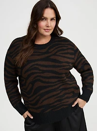 Vegan Cashmere Crew Pullover Sweater
