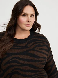 Vegan Cashmere Crew Pullover Sweater