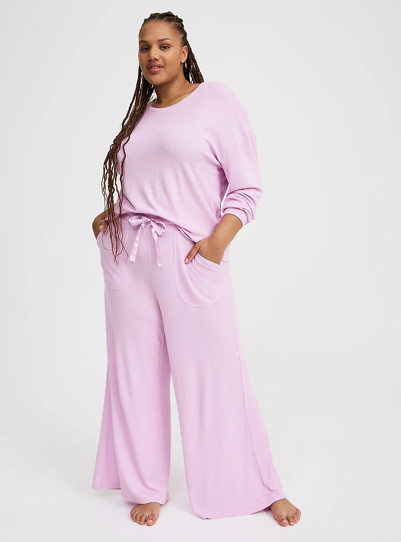 Baby Waffle Long Sleeve Sleep Top