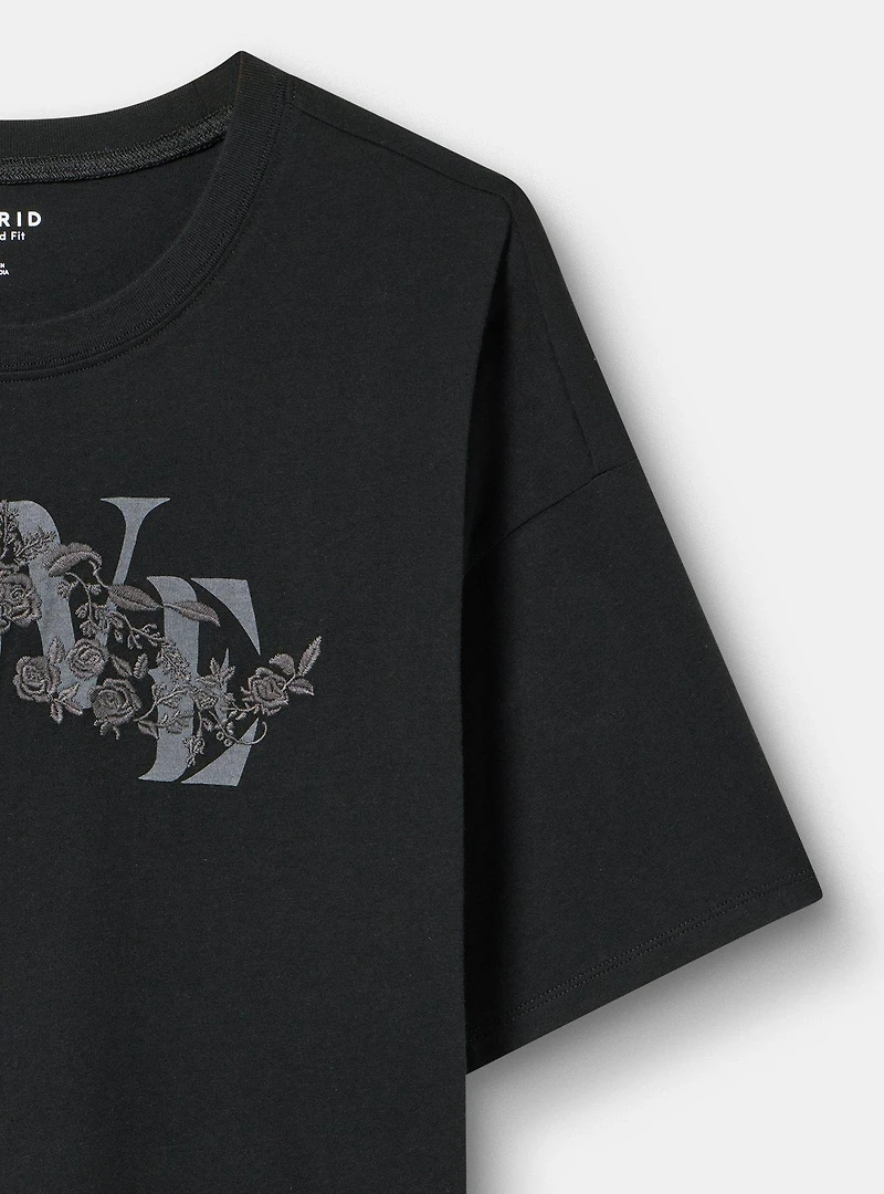 Oversized Destructed Tunic Tee