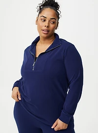Micro Fleece Half Zip Active Tunic
