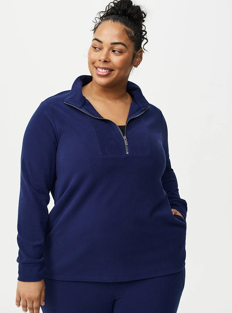 Micro Fleece Half Zip Active Tunic