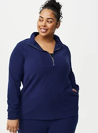 Micro Fleece Half Zip Active Tunic