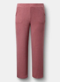 Rib Wide-Leg Lounge Pant