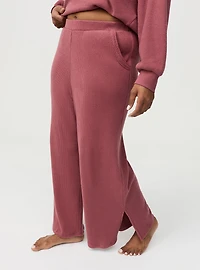 Rib Wide-Leg Lounge Pant
