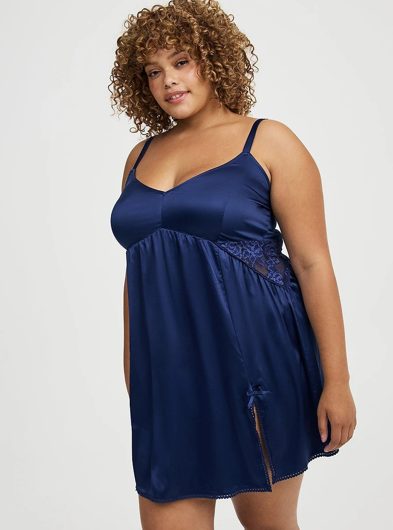 Satin & Lace Sleep Gown