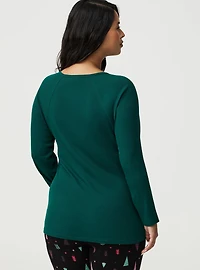 Hook & Eye Rib Top