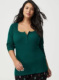Hook & Eye Rib Top
