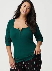 Hook & Eye Rib Top