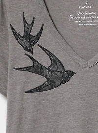 Girlfriend V-Neck Tee