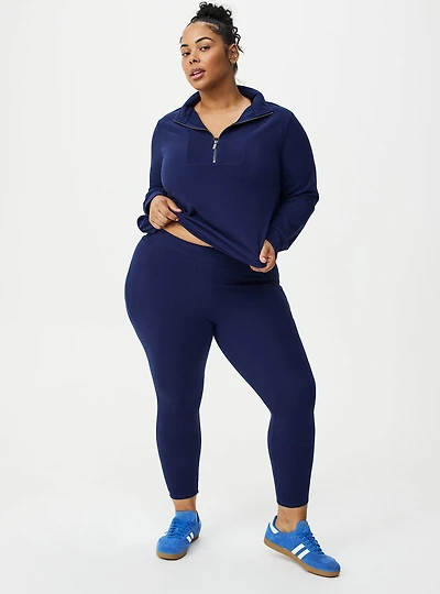 Micro Fleece Full Length Active Legging
