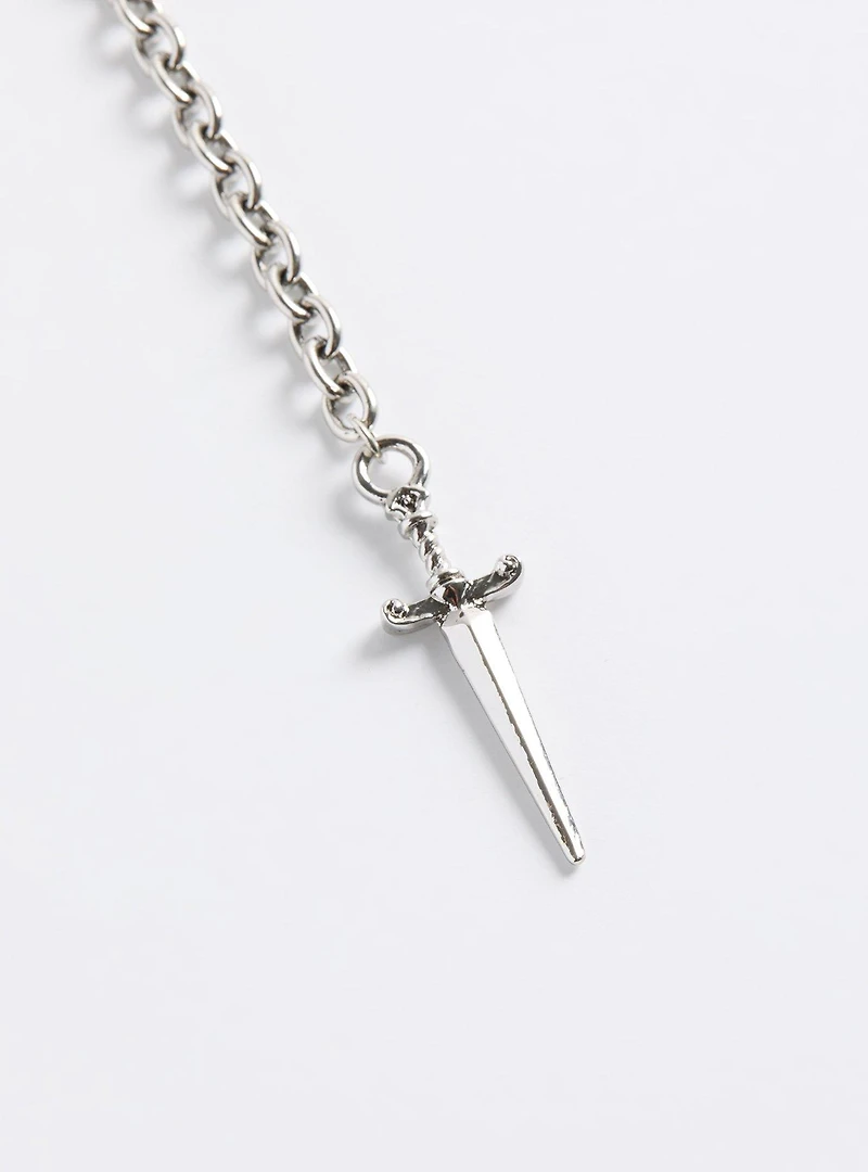 Dagger Link Chain Necklace