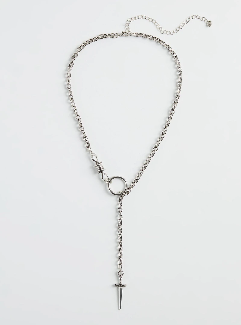 Dagger Link Chain Necklace