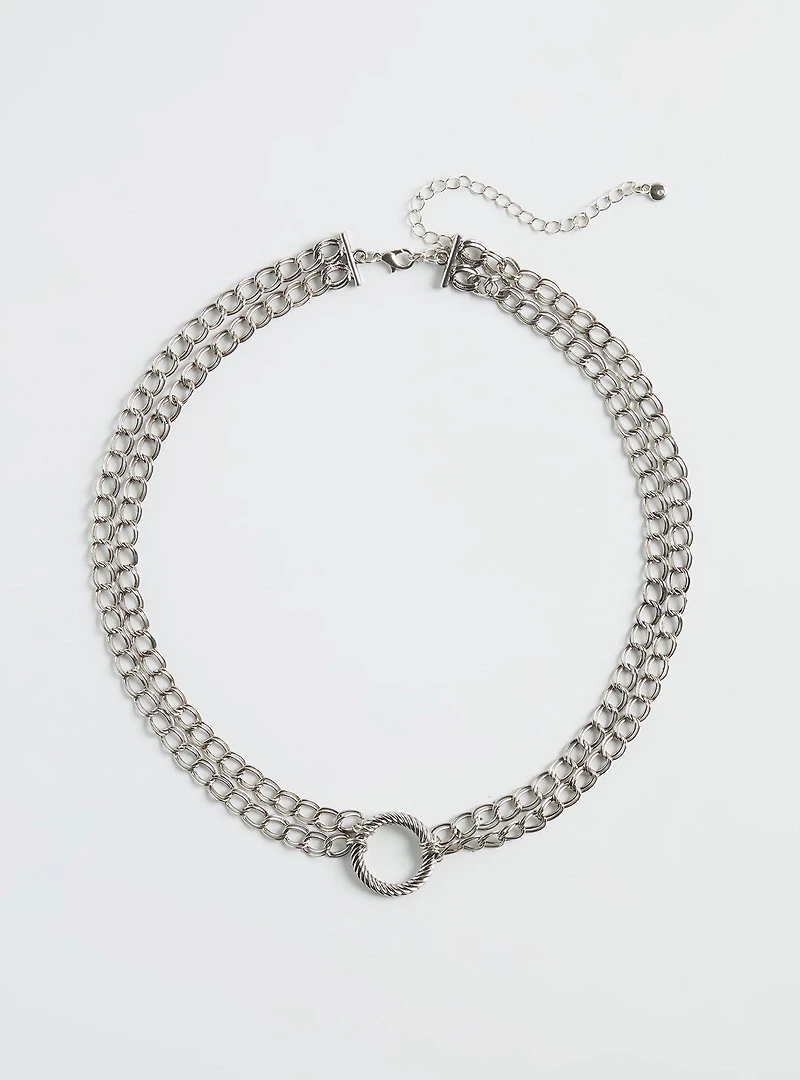 Circle Link Chain Necklace