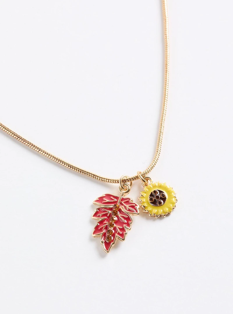 Fall Charm Necklace