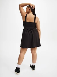 Super Soft Performance Jersey 2fer Dress with Short