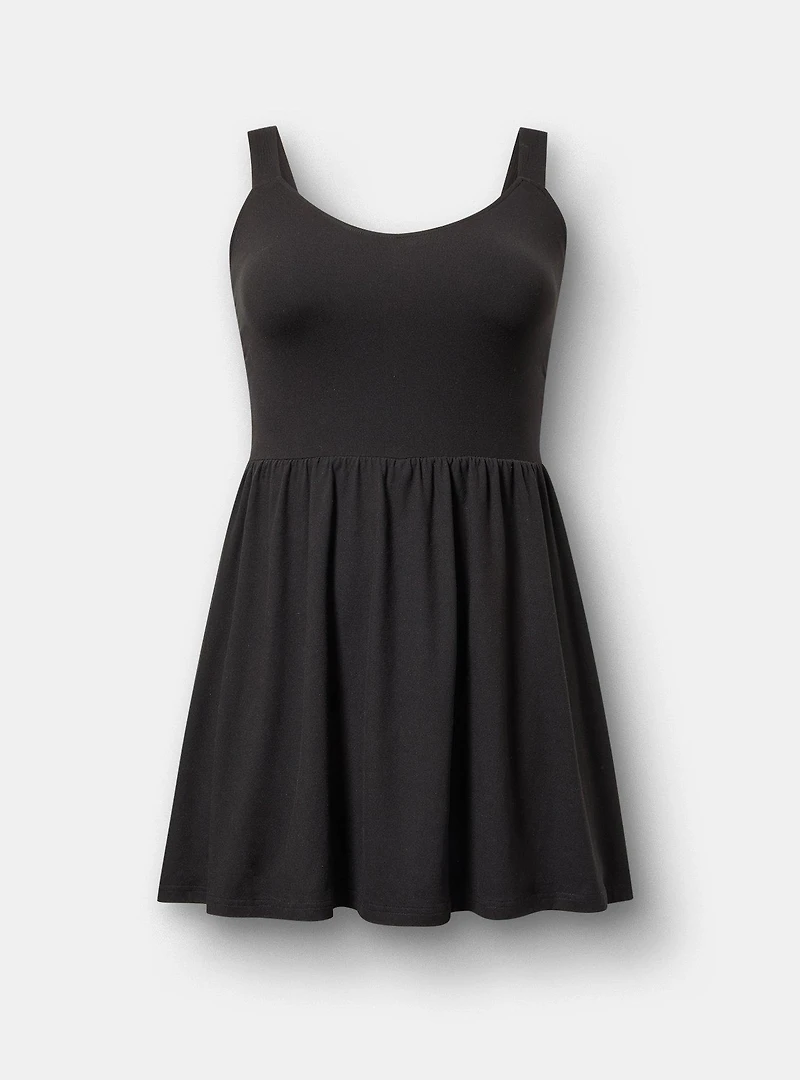 Super Soft Performance Jersey 2fer Dress with Short