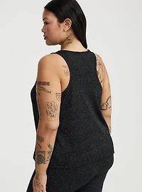 Shimmer Rib Racerback Lounge Tank