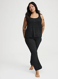 Shimmer Rib Racerback Lounge Tank