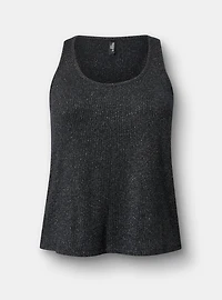 Shimmer Rib Racerback Lounge Tank