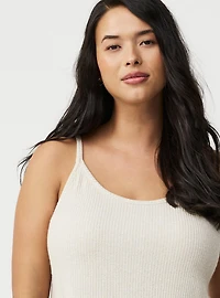 Shimmer Rib Sleep Tank