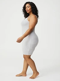 Shimmer Rib Midi Lounge Dress