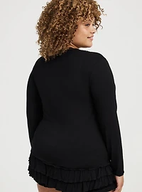 Super Soft Lace Trim Sleep Top