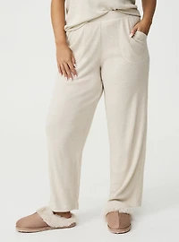 Shimmer Rib Straight Leg Sleep Pant