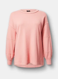 Waffle Knit Long Sleeve Tee