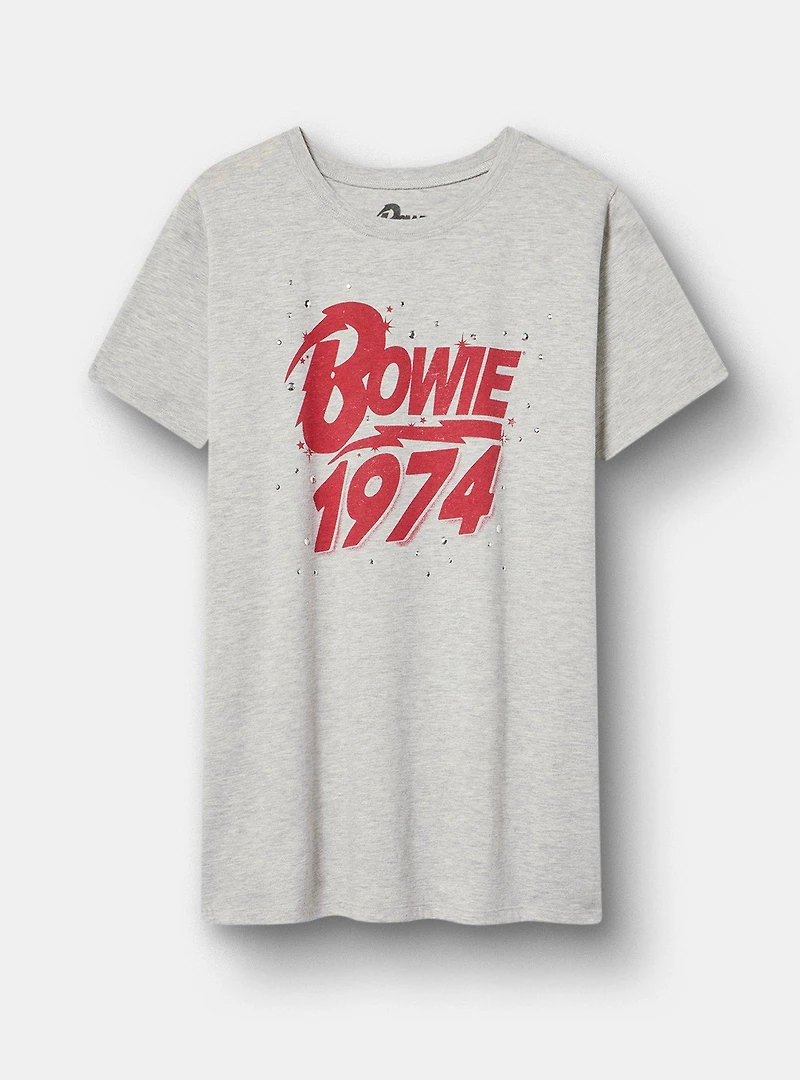 David Bowie Embellished Crew Tee