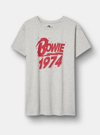 David Bowie Embellished Crew Tee